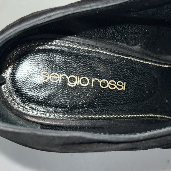 SERGIO ROSSI BOOTIES IN BLACK SUEDE - Picture 10 of 10